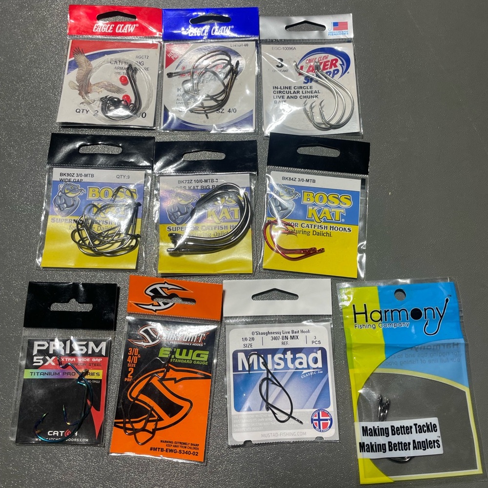 Fishing Hooks Assortment Lot